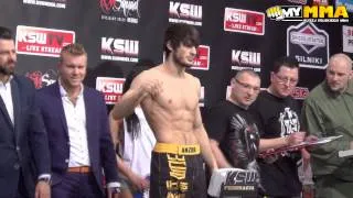 Anzor Azhiev vs Artur Sowiński - ważenie przed KSW 26