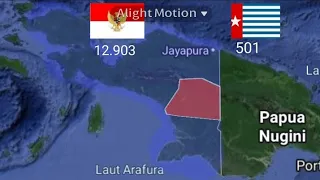 Papua vs Indonesia gogeal maps mapping maps