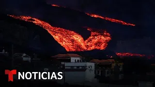 El volcán en La Palma causa un ‘tsunami’ de lava tras el desborde del cono principal