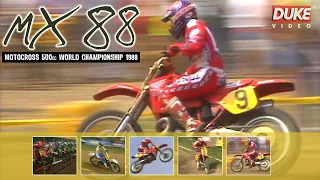 Motocross 500cc Grand Prix 1988 | British Grand Prix