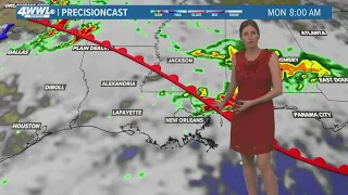 New Orleans Weather: Couple of rounds of heavy rain on the way early this week