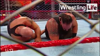 Braun Strowman vs  Big Show   Steel Cage Match   RAW  Sept  4, 2017