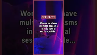 Women can have multiple orgasms in one sexual session, while men typically need a… #facts #sex￼