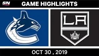 NHL Highlights | Canucks vs. Kings – Oct. 30, 2019