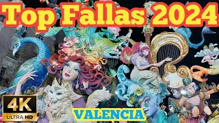 Visiting the Top best Fallas 2024 just in 40 min, #fallas2024, #valencia2024