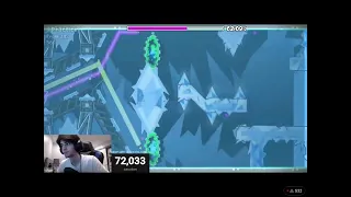 Doggie does 28-100% on day 1 of frozen cave!