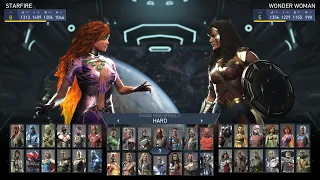 Injustice 2 - Starfire vs Wonder Woman