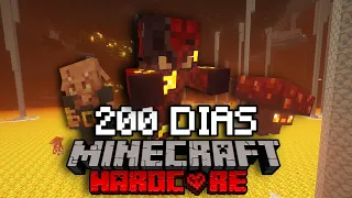 SOBREVIVÍ 200 Días en el NETHER en Minecraft HARDCORE... Y esto es lo que pasó