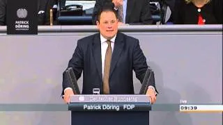 Patrick Döring // Regierungserklärung // Fluthilfe