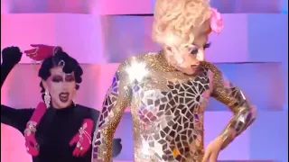 Lolita Banana vs La Grande Dame but it's Paloma lipsyncing at the back