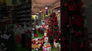 HoHoHo #christmas2022 Christmas decor & ornaments at Sultan Center Qurum.#youtubeshorts #explorepage