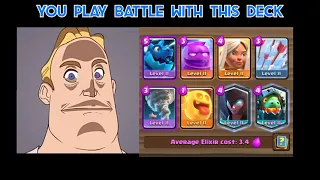 Mr incredible Uncanny : Clash royale Battle deck