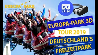 Europa-Park 2019 Full Tour & Overview - Best Theme-Park in Europa [VR180 3-D]