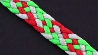 How to Make a 6-Strand [Double Helix] Flat Braid Bracelet by TIAT