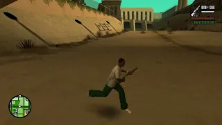 Grand Theft Auto San Andreas trying out VCS/LCS animations