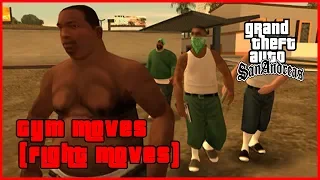 How to learn all three Gym Moves (Fight Moves) very early in the Game - GTA San Andreas🇺🇸