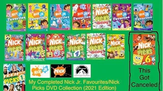My Completed Nick Jr. Favorites/Nick Picks DVD Collection (2021 Edition)