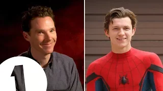 Benedict Cumberbatch's Tom Holland impression is PERFECT.