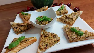 Лёгкая закуска из баклажан|Паштет из баклажана| Auberginenaufstrich|Eggplant spread