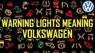 VW Warning Lights Meaning