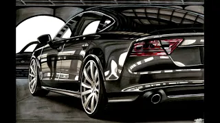 Realistic Car Drawing - Audi A7 - Time Lapse - Drawing Ideas