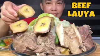 Beef Lauya Lutong Ilocano Mukbang Asmr | Filipino Food | Mukbang Philippines | Real Eating Show