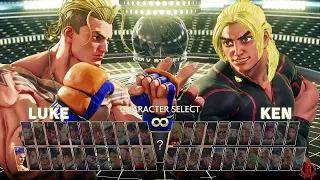 Street Fighter V - All Characters & Colors + Costumes & Stages + DLC (Luke) *Updated*