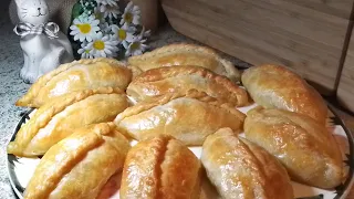 Литовская кухня. Пирожки "Кибинай". Litauen Küche. Piroggi "Kibinai".