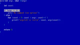 Writing FreeDOS programs in C (indenting)