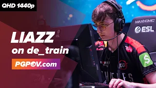 [CSGO POV] Liazz (100 Thieves) vs ENCE / 31-13 / de_train // Player Settings in desc.