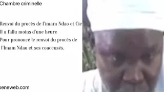 Senevideos senegal :l’imam ndao renvoi du procès