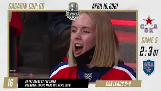 Gagarin Cup Playoffs in 60 seconds — 10 April 2021