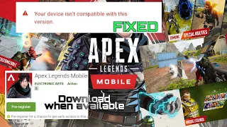 YOUR DEVICE NOT COMPATIBLE WITH THIS VERSION (APEX LEGENDS) HOW TO FIX DOWNLOAD/PRE-REGISTER