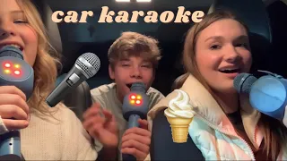 CAR KARAOKE + WOULD YOU RATHER (kinda)