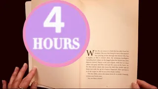 ⏰ ASMR 4 Hours of Page Turning for Sleep and Relaxation - No Talking