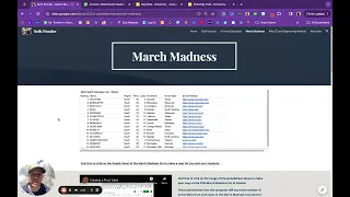 March Madness 2024 Spreadsheet Activities