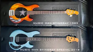 Music Man StingRay 1989 VS 2018 StingRay Special