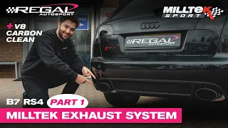 BEST B7 RS4 UPGRADES: MILLTEK EXHAUST & CARBON CLEAN/DECOKE [PART 1]