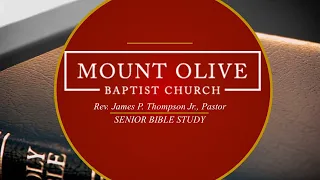 Senior Bible Study | May 1, 2024