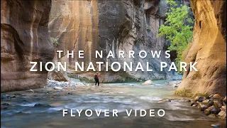 The Narrows Zion National Park (Aerial View)