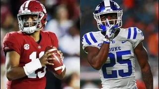 Alabama vs Duke 2019 Highlights