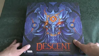Распаковка игры Descent Сказания Тьмы