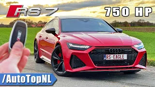 750HP AUDI RS7 C8 *332KMH* REVIEW on AUTOBAHN [NO SPEED LIMIT] by AutoTopNL