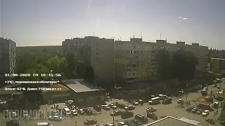 Timelapse 01-08-2020 - Новомосковск, Украина