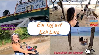 Ein Tag auf Koh Larn 🏝 Welpen-Überraschung & wir haben den Strand ganz für uns allein😍 (#VLOG 18)