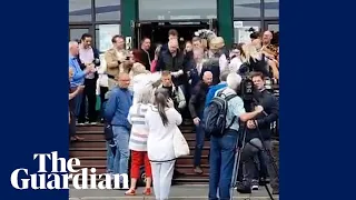 Nigel Farage has drink thrown at him while campaigning in Clacton