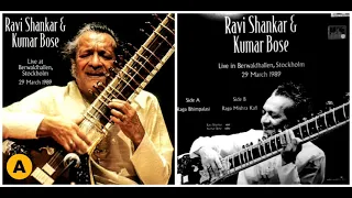 Raga Bhimpalasi And Tilak Shyam ~ Pt. Ravi Shankar And Pt. Kumar Bose ~ Live At Stockholm