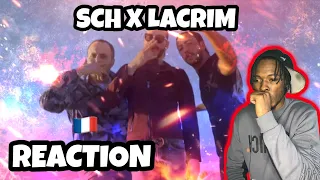 AMERICAN REACTS TO FRENCH RAP! SCH - Liquide feat Lacrim | English Subtitles