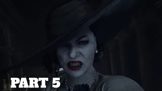 RESIDENT EVIL 8 VILLAGE Walkthrough Gameplay Part 5 - ALCINA DIMITRESCU BOSS