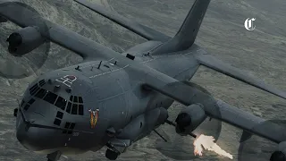 Deadly NEW AC 130J Gunship in Action Firing All Its Cannons